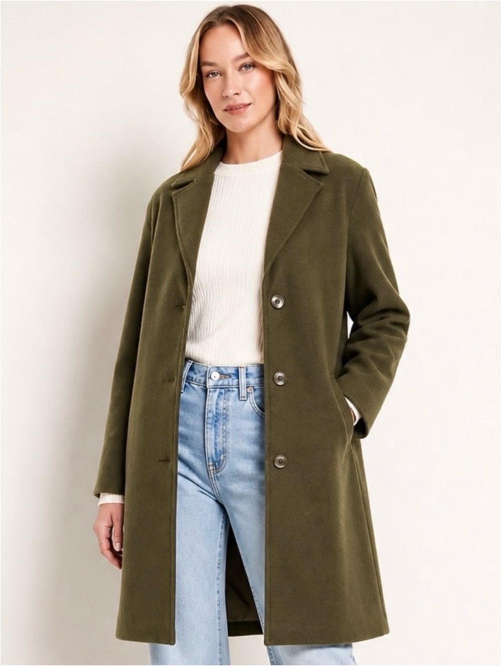 Old Navy Women's Olive Coat